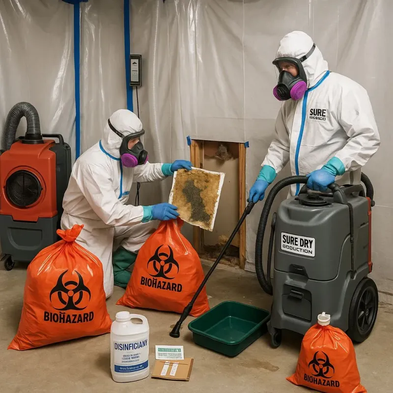 Contaminated Water Handling Protocols process in Fiskdale, MA