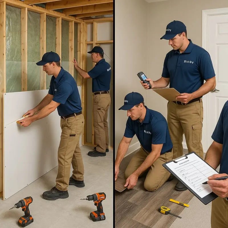 Repairs and Reconstruction process in Fiskdale, MA